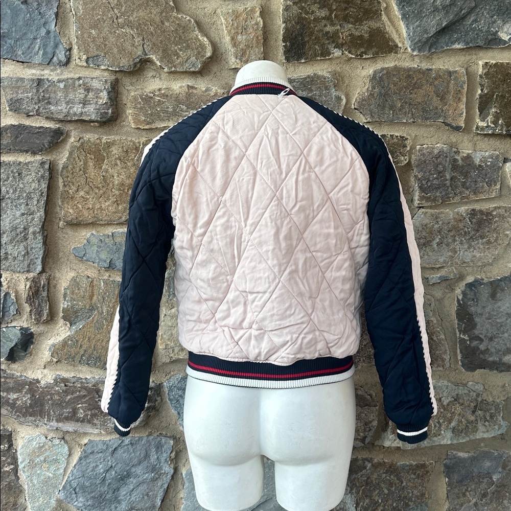 Sandro Phedre reversible Velvet Baseball Jacket size 1 (US 4) - Picture 8 of 12